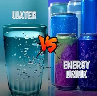 Mineral Water vs Energy Drinks